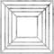 Ekena Millwork Raven Architectural Grade PVC Pierced Ceiling Medallion, Antiqued Pewter, 26"OD x 9 1/2"ID x 3/4"P CMPP26X26RAAPW - alternate 1